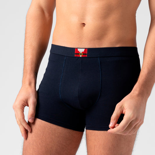 Boxer in cotone Blu - Natale