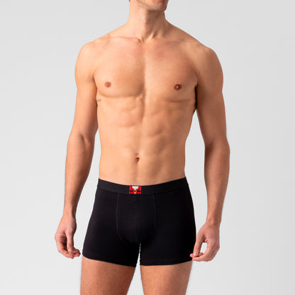 Boxer in cotone Nero - Natale