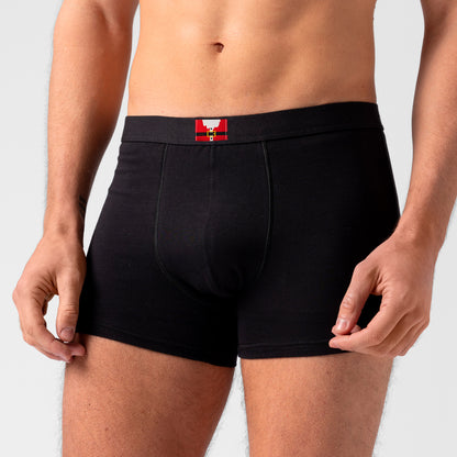 Boxer in cotone Nero - Natale