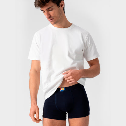 Boxer in cotone Blu - Tennis