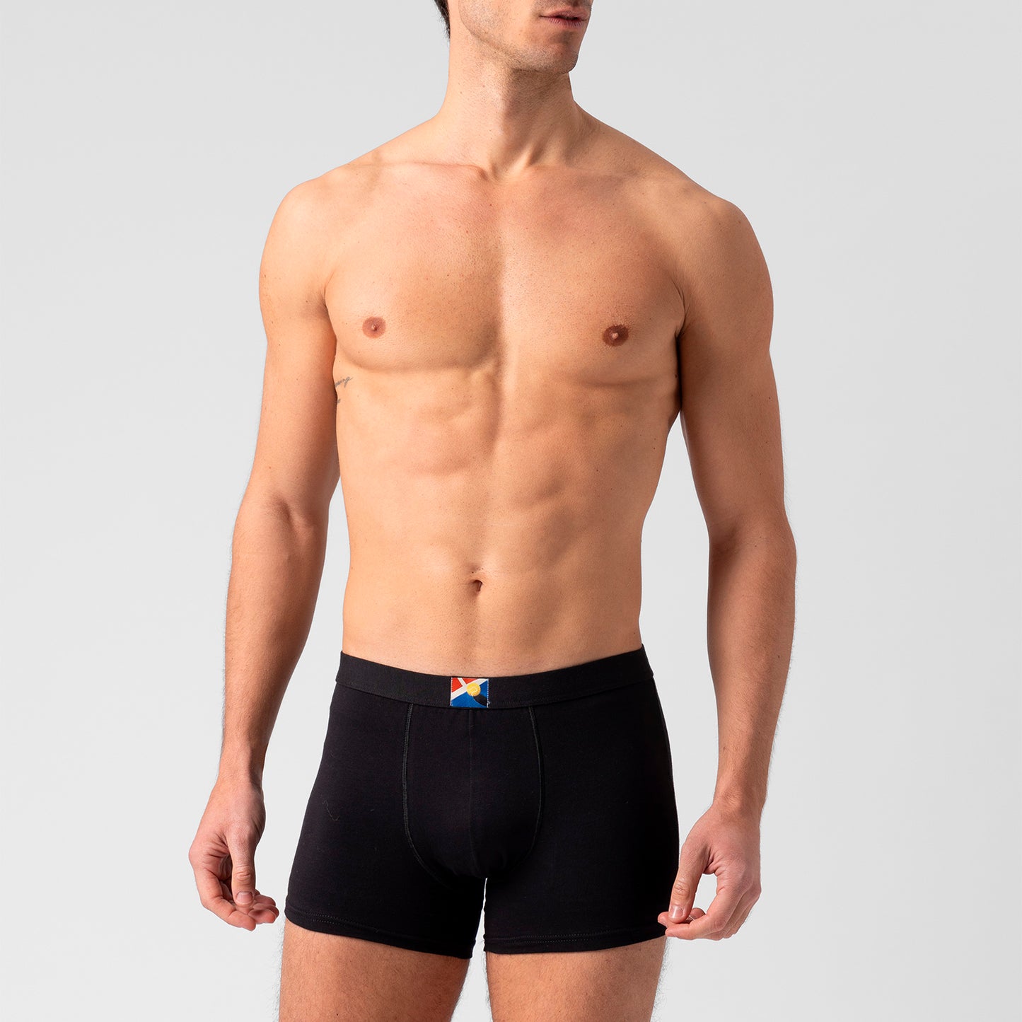 Boxer in cotone Nero - Tennis