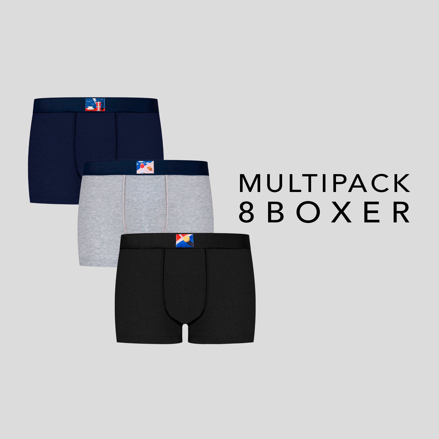 Multipack 8 Boxer